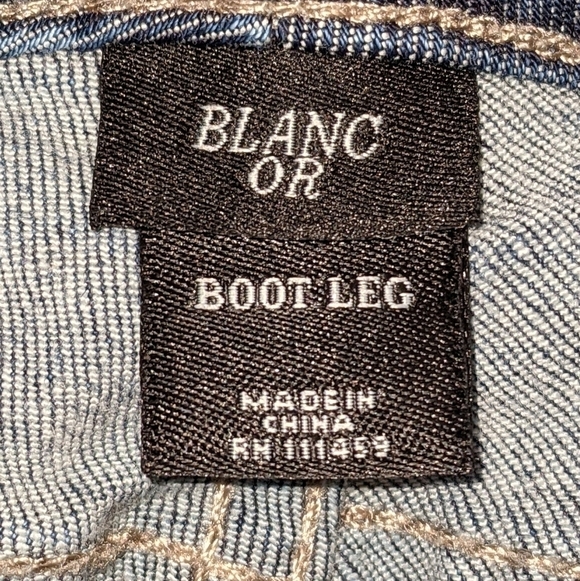 WHBM Blanc Boot Leg Jeans Sz 0 Regular - Picture 7 of 11